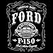Tee Luv Ford F150 Hooded Long Sleeve Shirt (Black) (L)