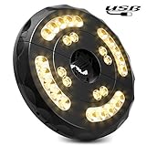 Patio Umbrella Lights, Rechargeable TOTOBAY 28 LEDs Cordless Umbrella Pole Light for Patio Umbrellas, Camping Tents and Other Outdoor Use, 2 Level Dimming Switch(Warm Light)