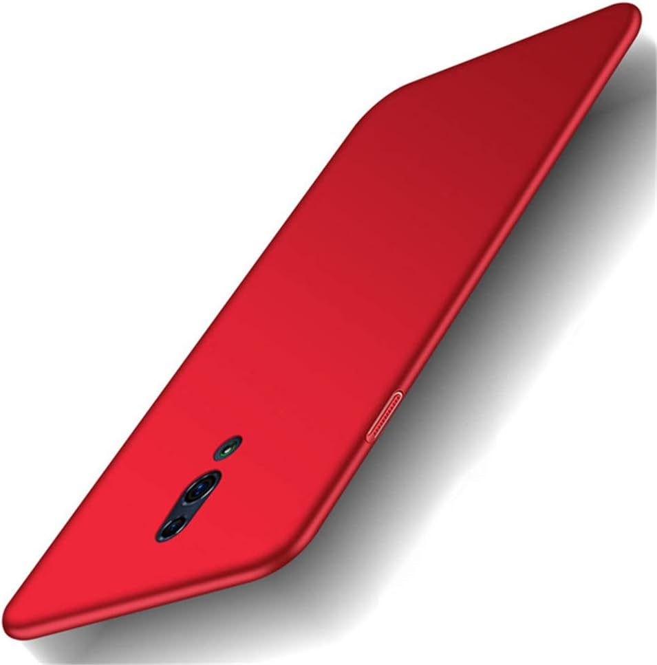 HERCN Oppo Reno 6.4" Case,Ultra Slim Anti-Scratch Resistant Anti-slip Hard Plastic Back Case Cover for Oppo Reno Smartphone (Red)