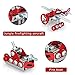 IRON COMMANDER Mini Erector Sets Metal Building Blocks Learning Set - Build Your Own Micro Model Car Kit STEM Toys Kits Erector Sets for Kids 8+ Year Old (Fire Trucks Series)