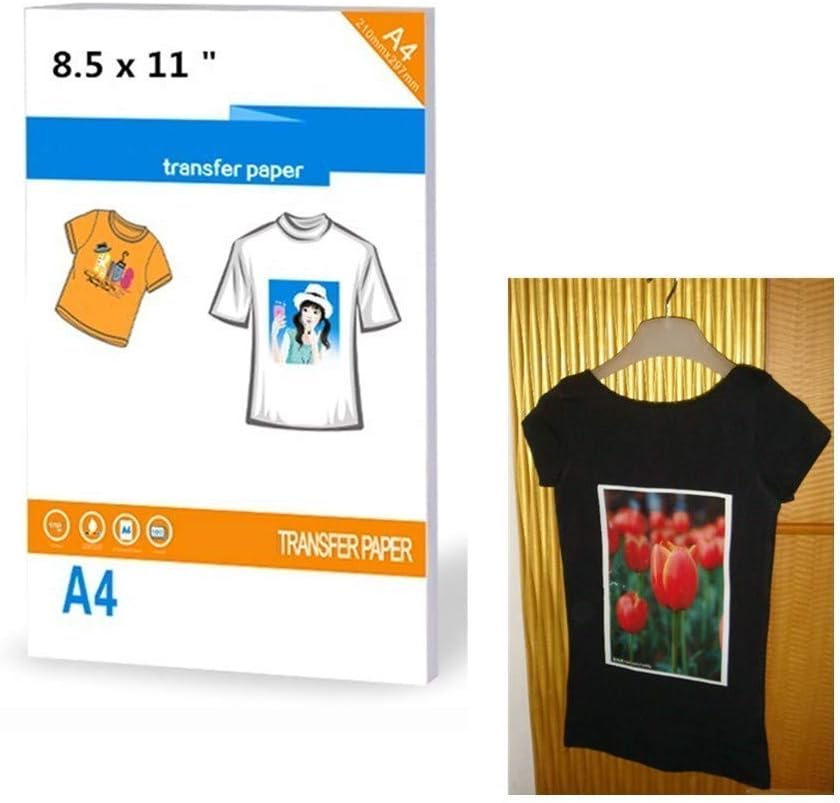 Inkjet Printable IronOn Heat Transfer Paper For Dark Color