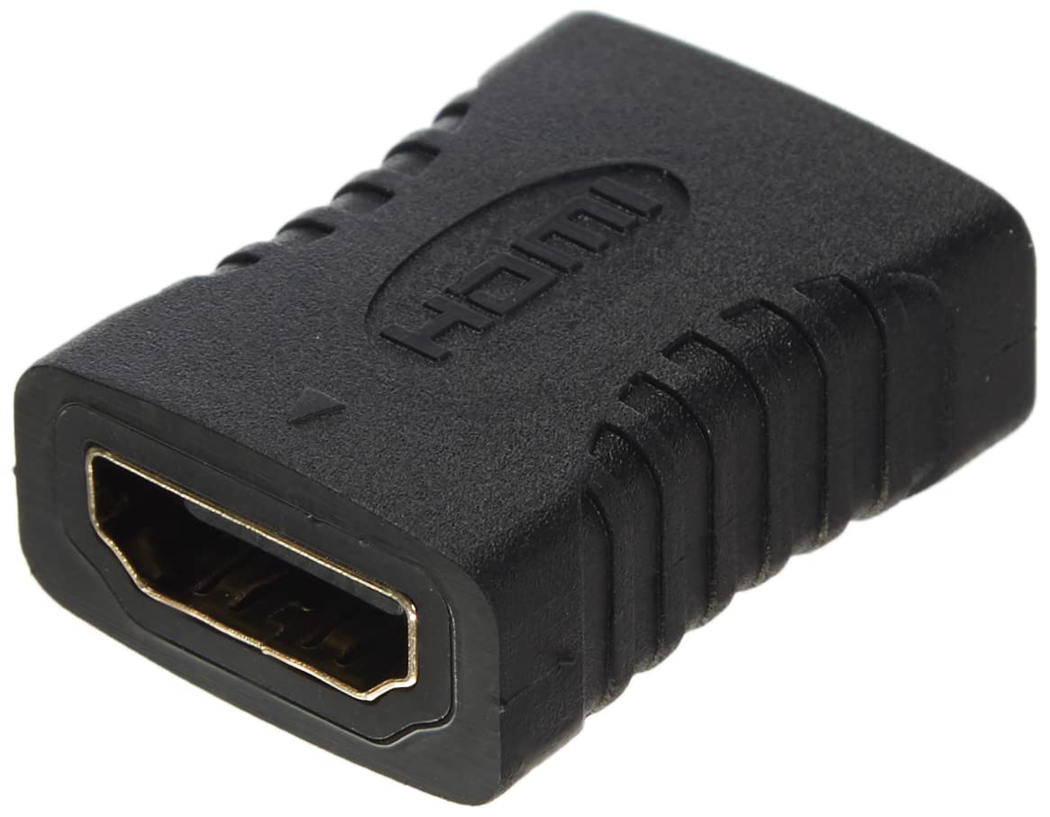 HDSupply X-HA040 HDMI Female to HDMI Female Adapter (Gold Plated, Full HD, 1080p) Black