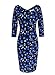 VfEmage Womens Elegant Square Neck Casual Wear To Work Office Sheath Dress