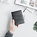 EGNT RFID Carbon ID Travel Wallet Passport Holder Cover Sleeve Case Genuine Leather Slim