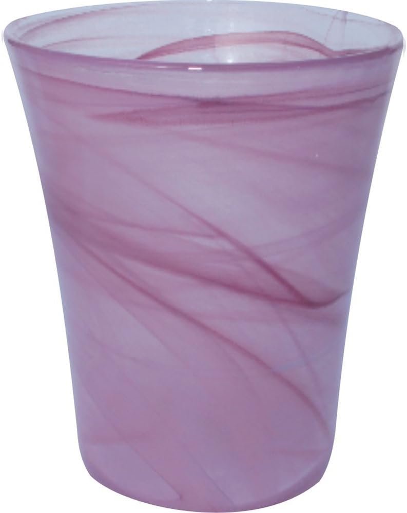 13.5cm Violet Flared Orchid Planter - Decorative Indoor Recycled Glass Pot