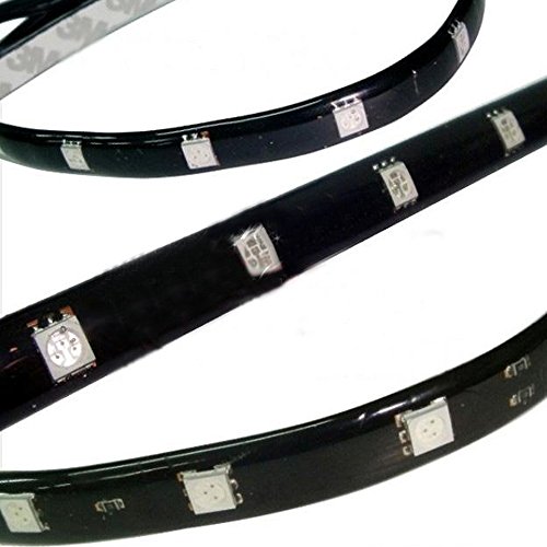 E Support 5Pcs 30cm 15 Leds SMD Waterproof Flexible Yellow Light Strip Bar car Light Flexible Strip - Thumbnail 5