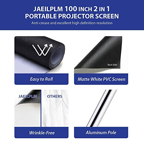 4 JaeilPLM+100+Inch+Projector+Compatible+Projection