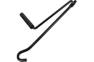 HAKIDZEL Scissor Jack Handle Crank 10.62In Ergonomic Grip Manual Crank Lever for Vehicle Lift Jack Accessories Durable Automo