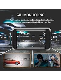 Junsun Cámara de salpicadero LCD de 3" Full HD 1080P 140° Gran Angular Cámara de salpicadero de coche DVR Vehículo Cámara de salpicadero con sensor de vídeo, grabación en bucle, visión nocturna, G Sensor, modo de embalaje