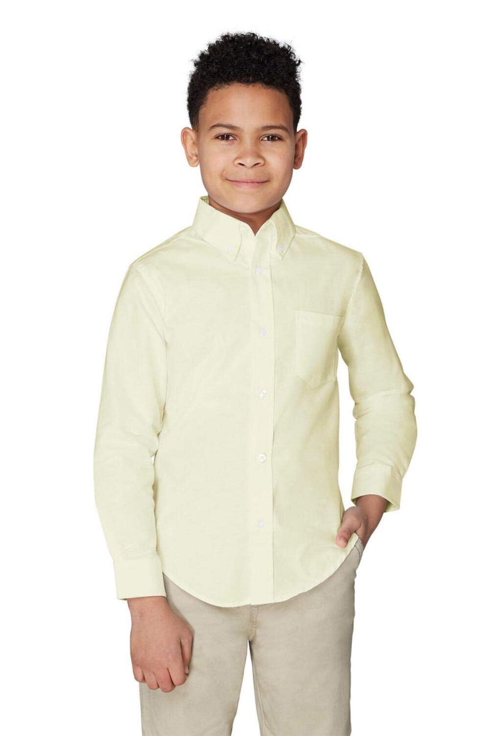 French Toast Boys Long Sleeve Oxford Shirt