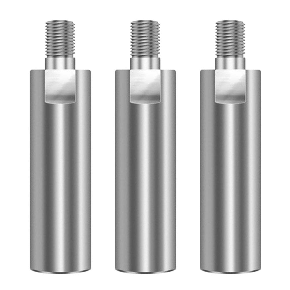 CaCaCook Extension Rod for Angle Grinder, 80 x 16 mm, 1pcs/2pcs/3pcs, Silver, Steel, Angled, Power Tool Accessory, Grinding Tool, Includes Extension Links