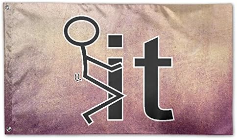 Fck It Large 3 X 5 Feet Officially Licensed Flags 3-Feet By 5-Feet