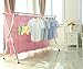 SHAREWIN Clothes Drying Rack for Laundry Free Installed Space Saving Folding Hanger Rack Heavy Duty Stainless Steel (59inch-A)
