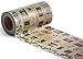 Washi Tape Set (Japanese Masking Tape) by MIKOKA, 0.6 Inches Wide, 32.8 Feet Long, 5 Rolls - Antique Dark-2