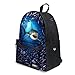 HUGS IDEA Funny Cool Shark School Bags Backpack for Men Travle Daypacks
