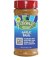 Parma! Vegan Parmesan Garlic Basil -- Nut-Free Keto Gluten-Free Plant-Based Dairy-Free Umami Chee...