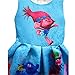 ZHBNN Trolls Little Girls Printed Princess Dress Cartoon Party Dress (Blue,100/2-3Y)