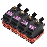 MG996R 55g Metal Gear Torque Digital Servo for Futaba JR RC Helicopter Car Boat Robot(Pack of 4) By IFANCY-TECH