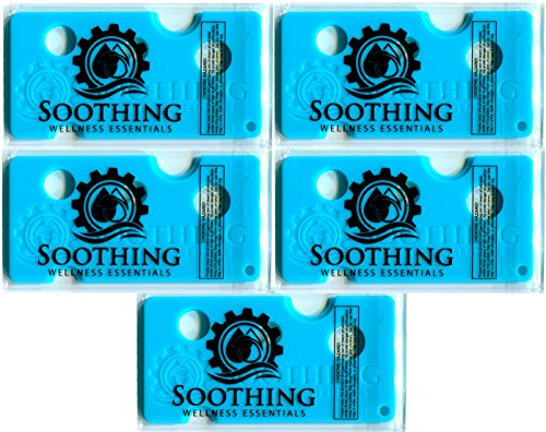 Soothing Wellness Essentials 5 PACK Essential Oils Opener Key Tool Set (CARIBBEAN BLUE) - The Perfect Opener and Remover Accessory for Roller Balls and Caps on Most Bottles