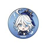 Genshin Impact Chibi Emoticon Series Fontaine Badge