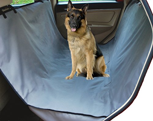 NAC&ZAC New Version X-large Hammock Pet Seat Cover for Trucks and PickUps with Seat Anchors, Nonslip, Extra Side Flaps, Waterproof & Machine Washable