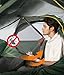 Hewolf Camping Tent 3-4 Person [Instant Tent] Waterproof [Double Layer] [Quick Setup] 3 Season Family Beach Tent UV Protection Carry Bag