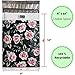 25 Pack 6x10 Pink and Green Flowers Poly Bubble Mailers Padded Shipping Envelopes Bags with Custom Designer Printed Boutique Pattern and Self Seal Adhesive Strip - Large Heavy Duty Waterproof Bulk