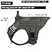 ICEFANG Tactical Dog Harness,X-Large Size, 2X Metal Buckle,Working Dog MOLLE Vest with Handle,No Pulling Front Leash Clip,Hook and Loop Panel