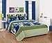 MK Home Mk Collection 3pc Twin Sheet Set Soccer Light Blue Green Navy Blue White Black New