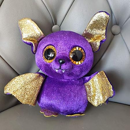 Amazon ぬいぐるみ カウントパープルバット 15cm大きな目ぬいぐるみぬいぐるみかわいいクリスマスギフト子供のぬいぐるみ感謝贈り物日ギフトナノ人形 ぬいぐるみ おもちゃ