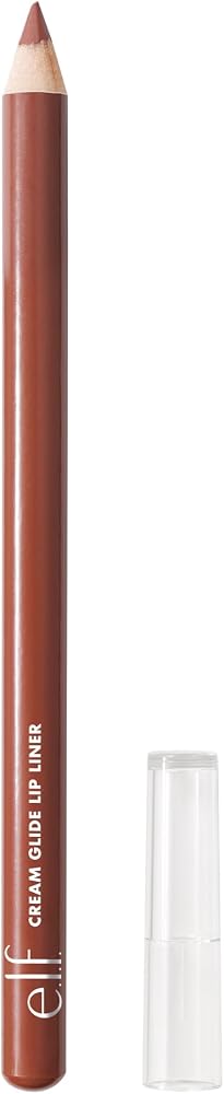e.l.f. Cream Glide Lip Liner, Highly-Pigmented Pencil For Shaping & Sculpting Lips, Semi-Matte Finish, Vegan & Cruelty-Free