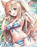 Paradise Beach Coloring Book: Cute Anime Manga Coloring Book with Beach Vacation Scenes, Island Scenes, Peaceful Ocean Landscapes, Summer Tropical ... and Fun - Vol4 (Inkway Anime Coloring Zone)