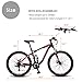 Max4out Mountain Bike 27.5 inch Wheels Double Disc Brake Dual Suspension Anti-Slip 21 Speed MTB Bicycle Black redthumb 1