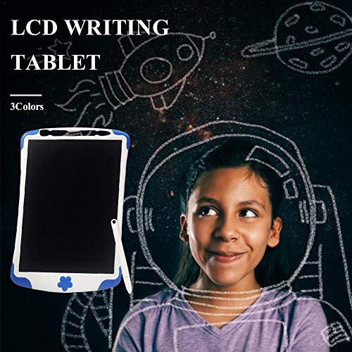 Ridecle LCD Writing Tablet Children's Environmentally Friendly Writing Board Whiteboard Bulletin Board Painting Drawing Board Kitchen Memo Painting 8.5-12 Inch - Thumbnail 4