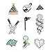 Cute Enamel Brooch Pin Sets Cartoon Animal Lapel Pin Badges for Women Girls Children Clothing Bag Decor