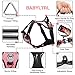 BABYLTRL No Pull Dog Harness with Leash & Collar, Adjustable Dog Vest Harness Reflective Oxford No-Choke Soft Pet Harness for Small Medium Large Dogs Easy Control Harness (Harness-Pink, Large)