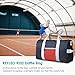 REYLEO Sports Gym Bag Small Travel Duffel Bag Water Resistant Bags with Leather Handle Color Blocking Design for Men Women RT02