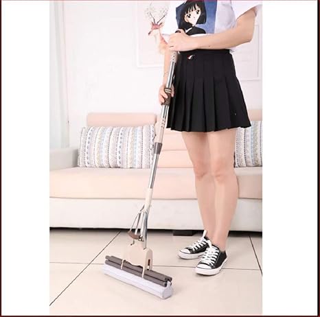 M J Kitchen Quick And Flip Double Sided Aluminium Spray Mop With