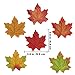 Supla 375 Pcs 2 Sizes 9 Colors Silk Artificial Autumn Maple Leaves Fake Fall Leaves Bulk Fall Foliage for Thanksgiving Table Decorations Fall Wedding Party Birthday Baby Shower