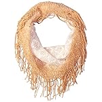 Britt's Knits Women's Acrylic Ombre Infinity Scarf with Fringe