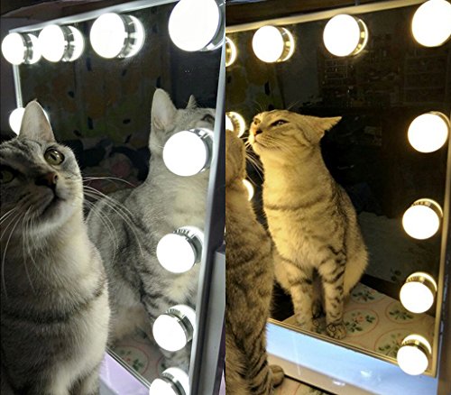 image for GeekHouse Geek-House Tabletops Lighted Makeup Mirror Hollywood Style w