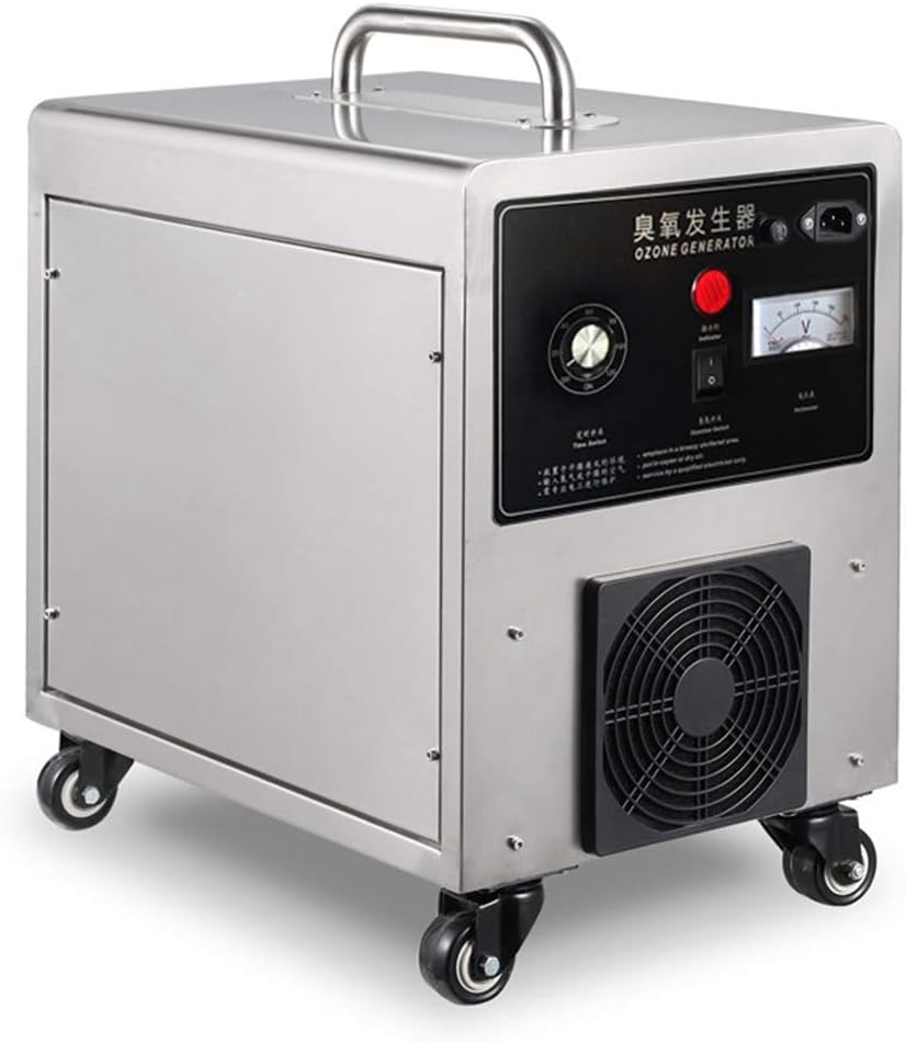QMHG Ozone Machine Ozonizer Air Cleaner with Turbofan Fast Decompose,Commercial Ozone Generator 30000mg Home Air Ionizers Deodorizer for Odor Eliminator Removal for Rooms, Hotels, Cars