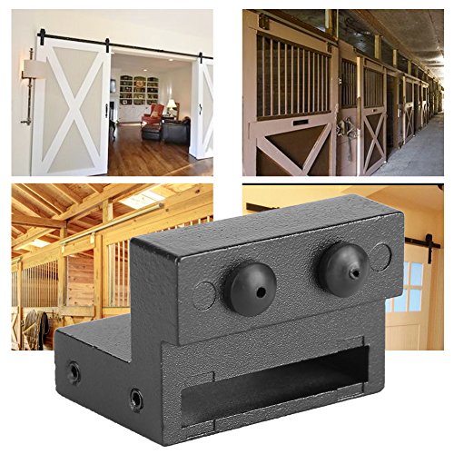 Pack of 2 Zinc Alloy Barn Door Stopper Track Roller Stopper Limit