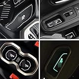 White Anti-dust Non-Slip Interior Door,Cup,Arm Box,Storage Mat For Jeep Renegade 2016 2017 (Pack of 16)