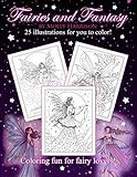 Fairies and Fantasy by Molly Harrison: Coloring for Adults and Older Fairy Lovers! by Molly Harrison