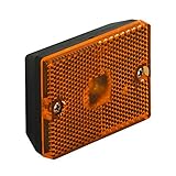 Blazer B423A Rectangular Clearance / Side Marker Light with Reflex, Amber