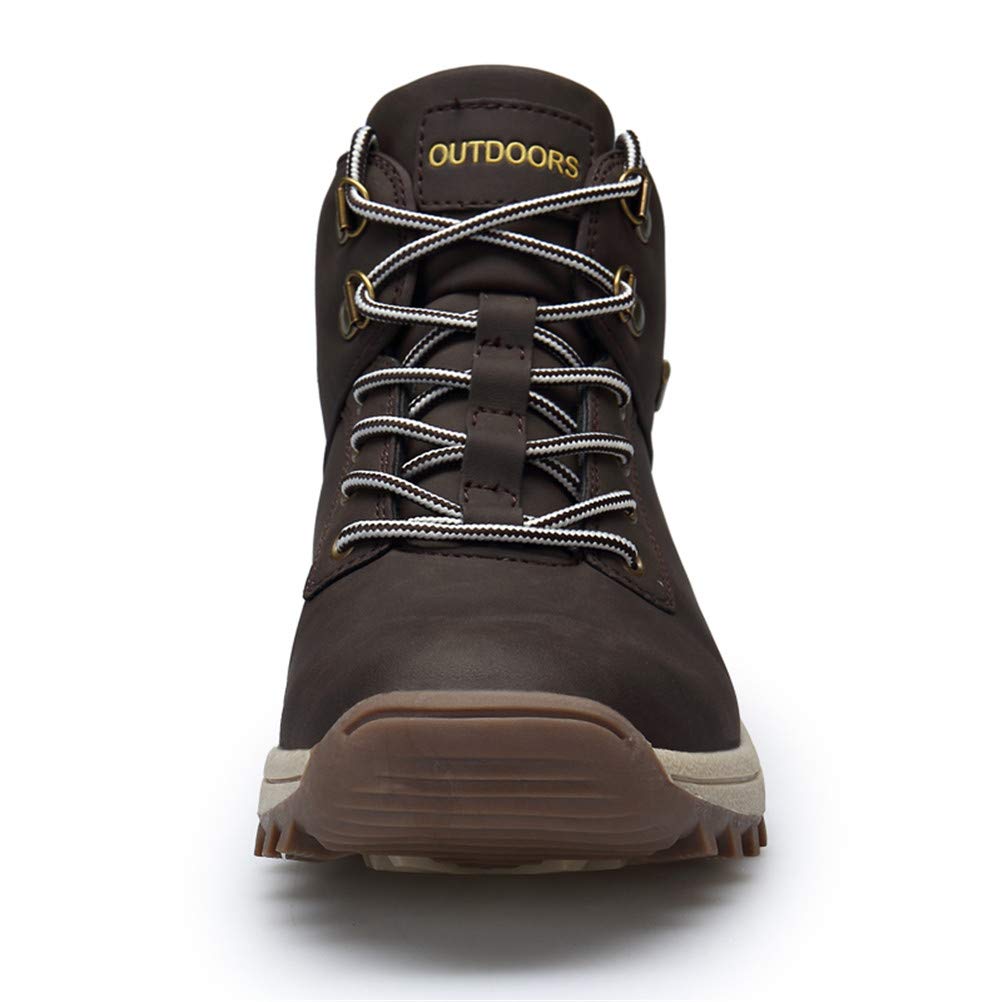 AZOOKEN Hombre Mujer Botas de Invierno Zapatillas Trekking Senderismo Impermeables Nieve Antideslizante Calientes Botines (572-Blue44)