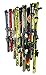 StoreYourBoard Lone Peak Ski Storage Rack, Wall Mount Organizer Holds 5 Pairs of Skis and Poles, Supports 300 lbs, 46 in x 8 in x 3.5 in