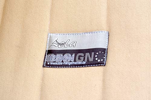Lola Luxus Stab Hängematte gefüttert American Hammock Lifestyle COFEA Crema – Bild 6