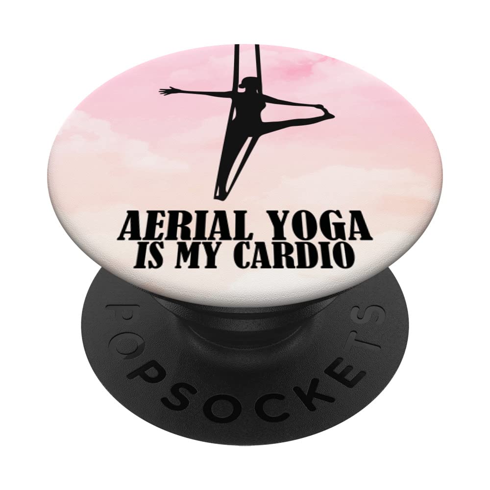 Aerial Yoga Aerial Silks Aerialist Air Yoga Watercolor PopSockets Swappable PopGrip